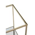 Miniatyrbild 3 av 4: Fyrkantigt designersidobord "Timana" 55 cm guld