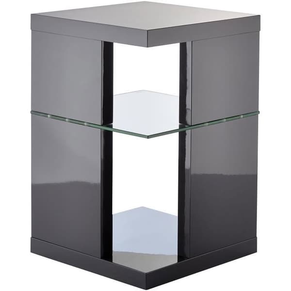 Sidobord - HOMETRENDS4YOU - Blank vit - Modernt - Design - 40 x 60 x 40 cm