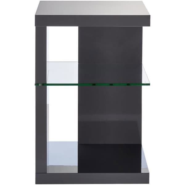 Sidobord - HOMETRENDS4YOU - Blank vit - Modernt - Design - 40 x 60 x 40 cm
