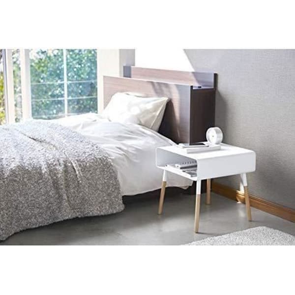Yamazaki Vanligt Sidobord, Stål, Vit, One Size