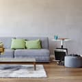 Miniatyrbild 3 av 6: RELAXDAYS sidobord - Modern design - Glasskiva och tidningsställ - Svart