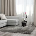 Miniatyrbild 5 av 6: RELAXDAYS sidobord - Modern design - Glasskiva och tidningsställ - Svart