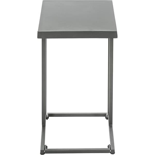 Sidobord - Dehner - Noah - Metall - Grå - 56 x 43 x 30,5 cm