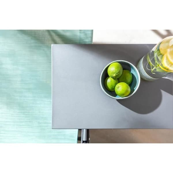 Sidobord - Dehner - Noah - Metall - Grå - 56 x 43 x 30,5 cm