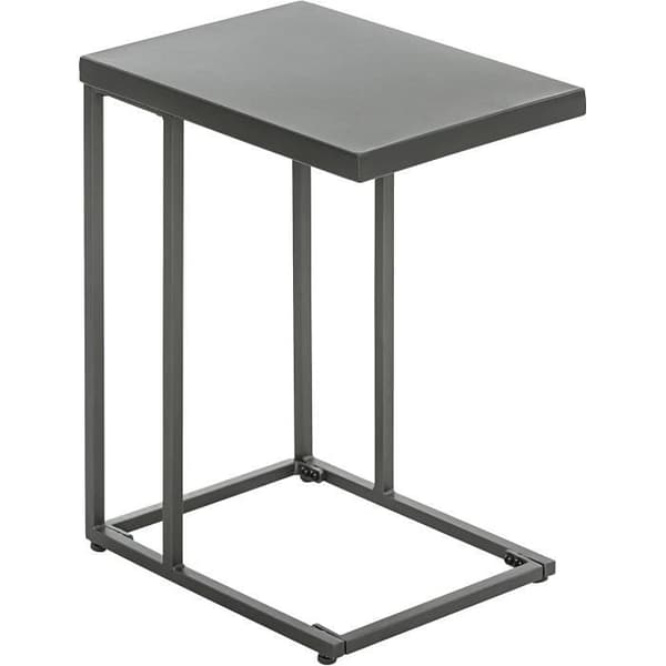 Sidobord - Dehner - Noah - Metall - Grå - 56 x 43 x 30,5 cm