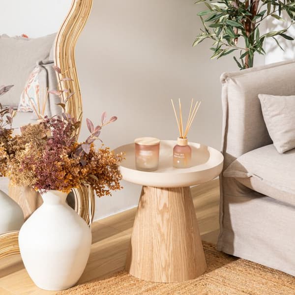 Sidobord "Hercyna" beige 41,840x40cm - Atmosphera inredningsdesign - Beige