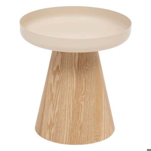 Sidobord "Hercyna" beige 41,840x40cm - Atmosphera inredningsdesign - Beige