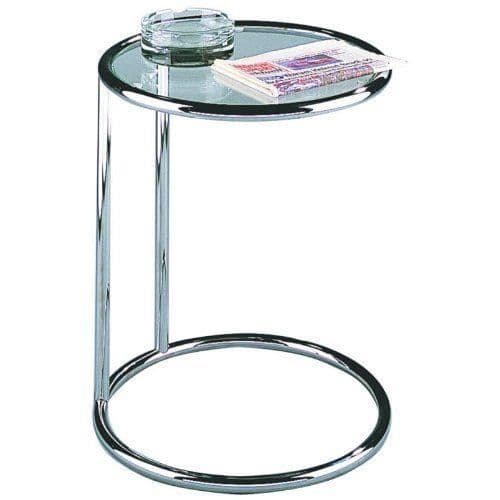 Haku Möbel 64235 Sidobord Stålrör/härdat glas Krom...