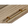 Pikkukuva 6 / 7: Sivupöytä DKD Home Decor 100 x 40 x 76 cm Kullattu Vaaleanruskea Paolownia wood Puu MDF