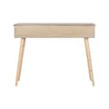 Pikkukuva 7 / 7: Sivupöytä DKD Home Decor 100 x 40 x 76 cm Kullattu Vaaleanruskea Paolownia wood Puu MDF