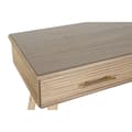 Pikkukuva 2 / 7: Sivupöytä DKD Home Decor 100 x 40 x 76 cm Kullattu Vaaleanruskea Paolownia wood Puu MDF