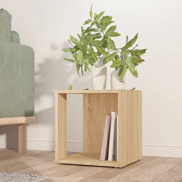 Sidobord sonoma-ek 33x33x34,5 cm konstruerat trä