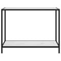 Miniatyrbild 2 av 2: Konsolbord vit 100x35x75 cm härdat glas