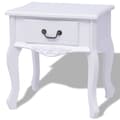 Miniatyrbild 1 av 2: Nattduksbord MDF vit