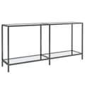 Miniatyrbild 2 av 2: Konsolbord transparent 160x35x75 cm härdat glas
