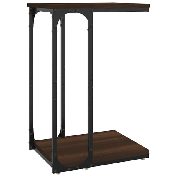 Soffbord brun ek 40x30x60 cm konstruerat trä