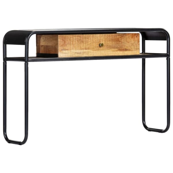Konsolbord 118x30x75 cm massivt mangoträ