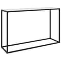 Miniatyrbild 1 av 2: Konsolbord vit 120x35x75 cm härdat glas