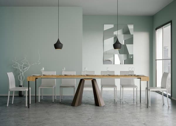 Konsolutökbar 90x40/300 cm Diamante Ek Natur ram Björn