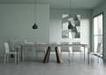Miniatyrbild 3 av 4: Konsolutbyggbar 90x40/300 cm Diamante Grå Betong ram Björn