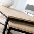 Miniatyrbild 7 av 9: Lot de 3 tables basses gigognes L100 cm - LENNY