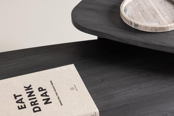 FURNLUX SIVUPÖYTÄ GRONVIK MUSTA 45CM