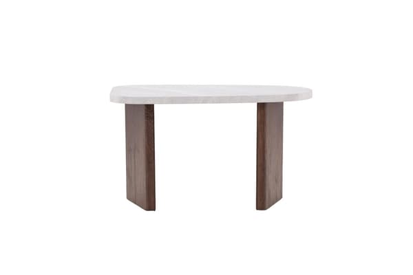 FURNLUX SIDOBORD GRONVIK VALNÖT & MARMORGRÅ 45CM