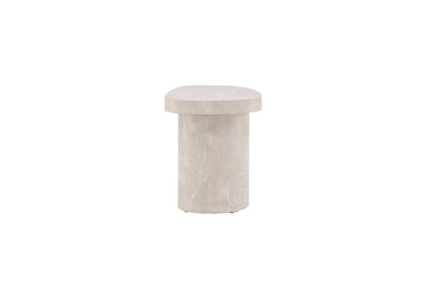 FURNLUX SIDOBORD BASTAD MARMORGRÅ 30CM