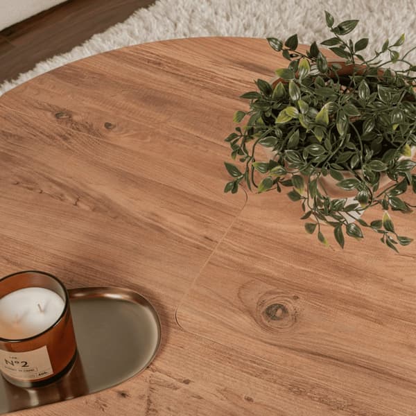 Lot de 2 tables basses L90 cm - MOIRA