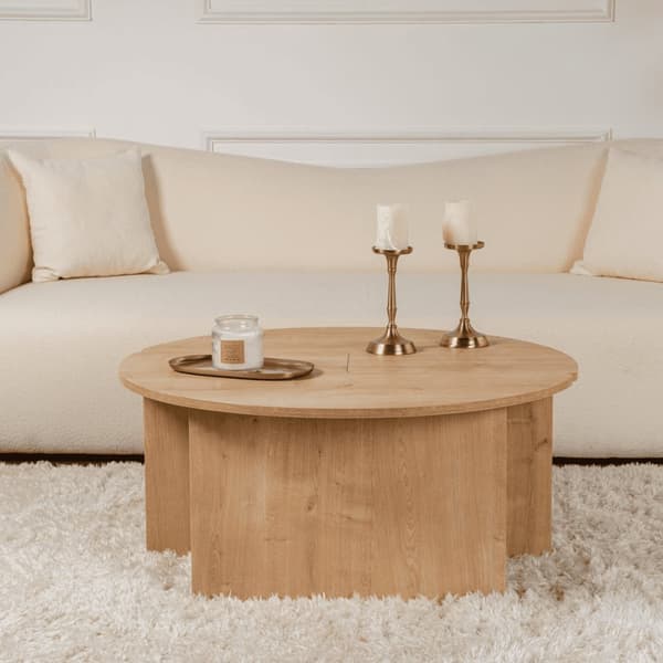 Lot de 2 tables basses L90 cm - MOIRA
