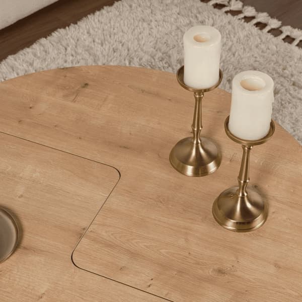 Lot de 2 tables basses L90 cm - MOIRA