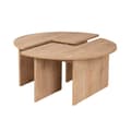 Miniatyrbild 1 av 7: Lot de 2 tables basses L90 cm - MOIRA