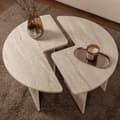 Miniatyrbild 3 av 7: Lot de 2 tables basses L90 cm - MOIRA