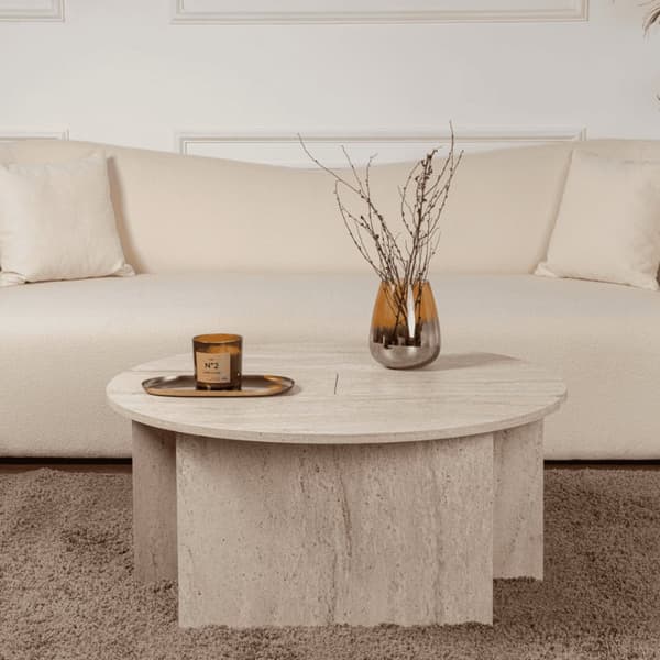 Lot de 2 tables basses L90 cm - MOIRA