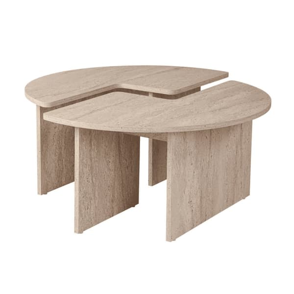 Lot de 2 tables basses L90 cm - MOIRA