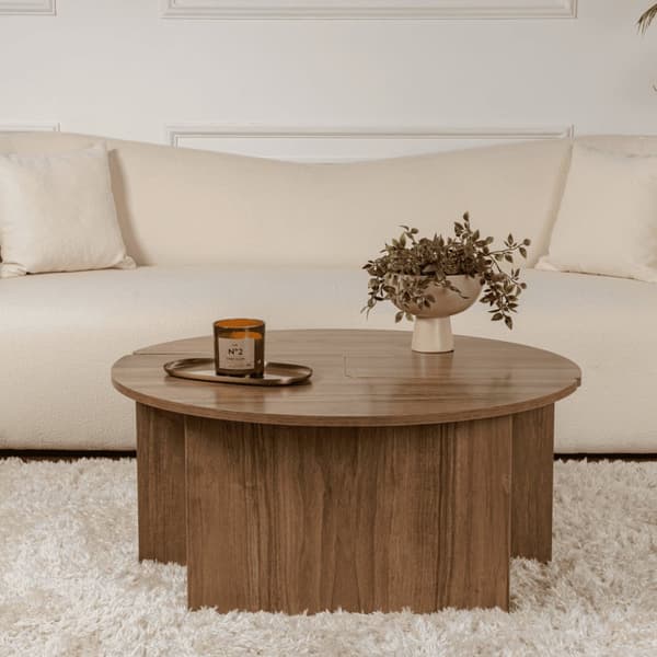 Lot de 2 tables basses L90 cm - MOIRA