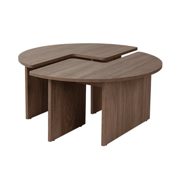 Lot de 2 tables basses L90 cm - MOIRA
