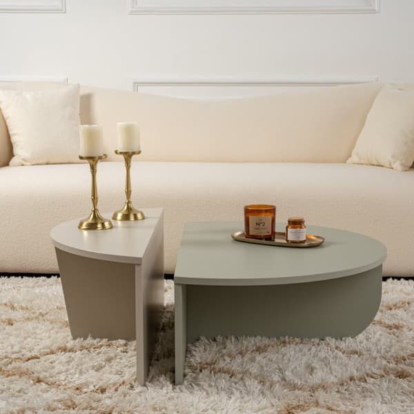 Lot de 2 tables basses L90 cm - ORION