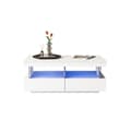Miniatyrbild 3 av 6: Kaffebord Salongbord Kaffebord Sidobord, Modernt kaffebord med hög glans