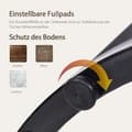 Miniatyrbild 2 av 6: Rund Kaffeebord - ARHATREYA - Set av 2 - MDF - Brun - Moderne Design