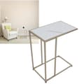 Miniatyrbillede 4 af 4: Moderne C-formet sidebord, stilfuldt design, pladsbesparende, nem montering