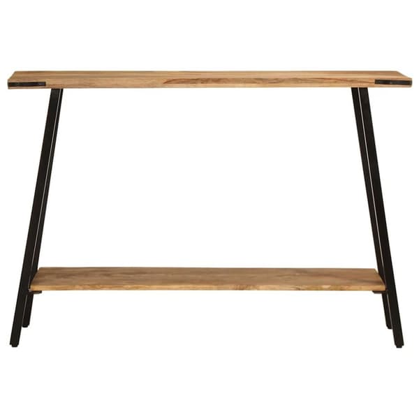 Konsolbord 110x30x75 cm massivt mangoträ