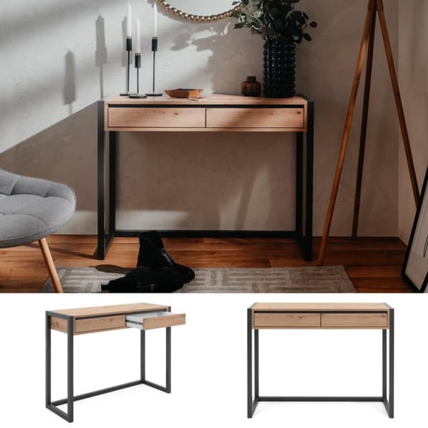 Konsolbord, 100x75x35 cm, Grå