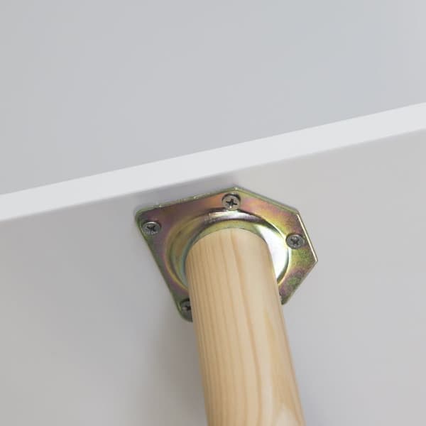 Konsolbord, 90x30 cm, Hvid
