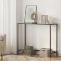Miniatyrbild 2 av 5: Rootz Console Table - Sofatic - Sidobord - Hållbar metall & glas - 100 cm x 35 cm x 80 cm