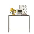 Miniatyrbild 1 av 5: Rootz Console Table - Sofatic - Sidobord - Hållbar metall & glas - 100 cm x 35 cm x 80 cm