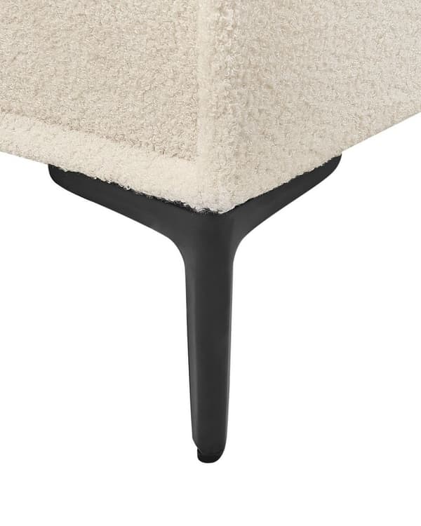 Natbord med 2 skuffer SEZANNE Boucle Off-white Lumarko!