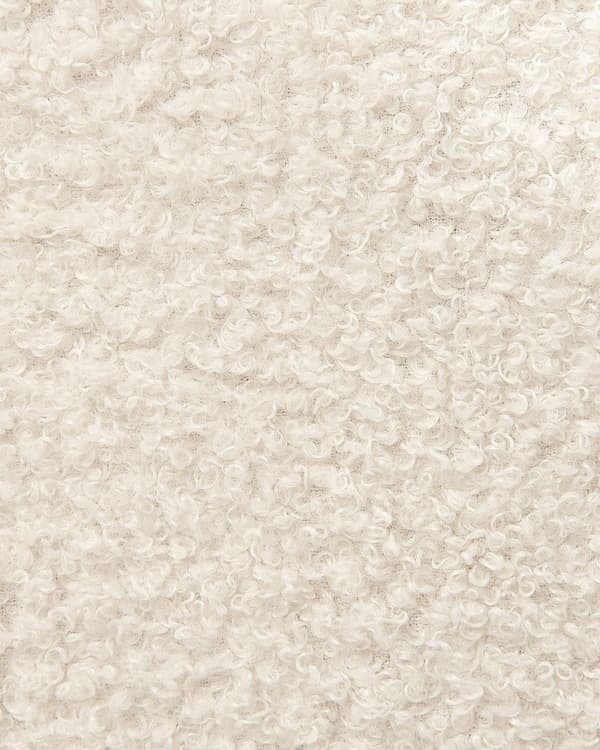 Natbord med 2 skuffer SEZANNE Boucle Off-white Lumarko!