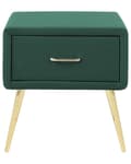 Miniatyrbillede 3 af 9: FLAYAT Sengebord Smaragd Velour Lumarko!