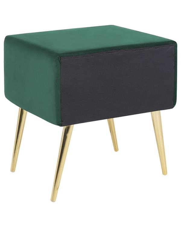 FLAYAT Sengebord Smaragd Velour Lumarko!